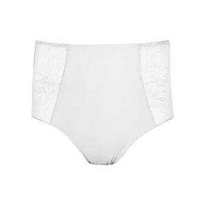 Nina Von C. High-waist-slip "Cotton Shape" met zij-inzetten van kant-tule (2 stuks, Set van 2)