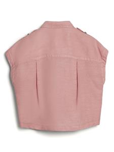 Brunello Cucinelli Kids Mouwloze blouse - Roze