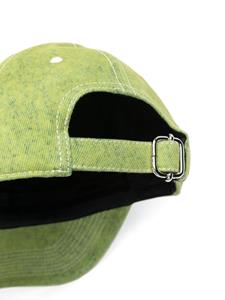 Marni Denim hoed met geborduurd logo - Groen