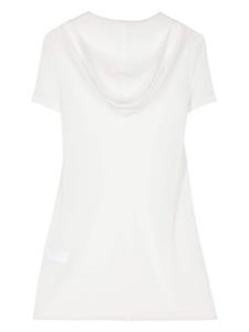 lowclassic Low Classic Semi-doorzichtige hoodie - Wit