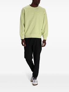 c.p.company C.P. Company Katoenen sweater met badstof logo - Groen