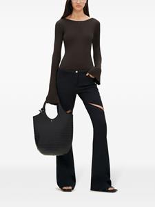 Courrèges Ellipse twill broek - Zwart