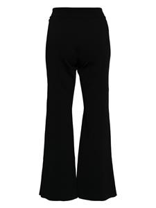 stellamccartney Stella McCartney High waist flared broek - Zwart