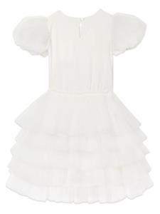 tutudumonde Tutu Du Monde Tulen jurk met bloemenprint - Beige