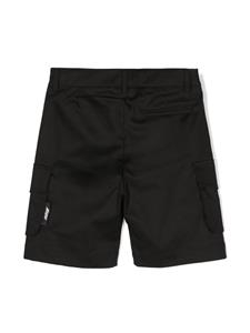 msgmkids MSGM Kids Cargo shorts met details - Zwart