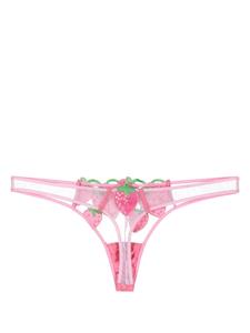 fleurdumal Fleur Du Mal String met print - Roze