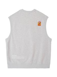 aapeby*abathingape AAPE BY *A BATHING APE Spencer met geborduurd logo en ronde hals - Grijs