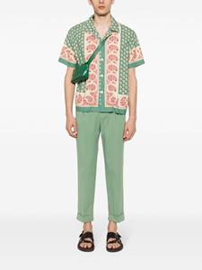 PT Torino slim-fit cotton trousers - Groen