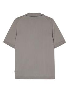 NN07 Donald poloshirt met streepdetail - Grijs