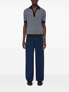 Ferragamo Gebreid poloshirt - Bruin
