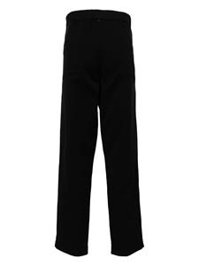 Casey Casey cotton straight-leg trousers - Zwart