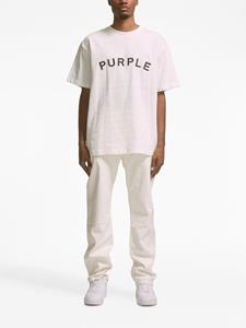 purplebrand Purple Brand Leren broek - Wit