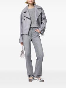 Versace High waist straight jeans - Grijs