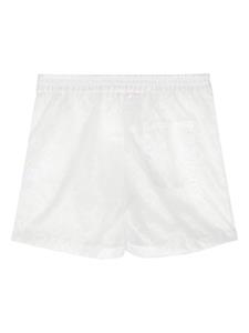Walter Van Beirendonck floral-jacquard satin shorts - Wit