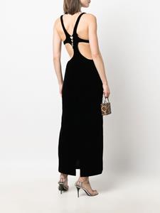 saintlaurent Saint Laurent Uitgesneden jurk - Zwart