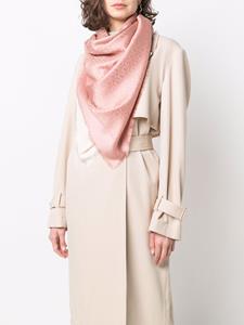 Ferragamo Sjaal met Gancini jacquard - Roze