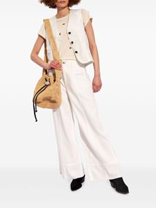 Rag & bone high-rise wide-leg jeans - Wit