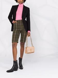 saintlaurent Saint Laurent Tweed bermuda shorts - Groen
