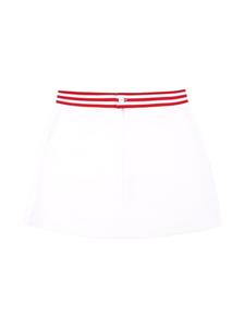 sporty&rich Sporty & Rich Rok met geborduurd Kelly logo - Wit