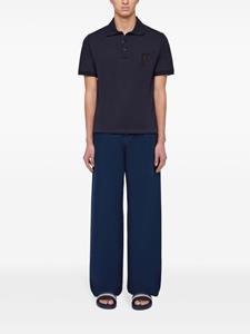 Ferragamo Poloshirt met geborduurd logo - Blauw