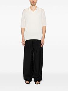 Auralee Gemêleerd poloshirt - Beige