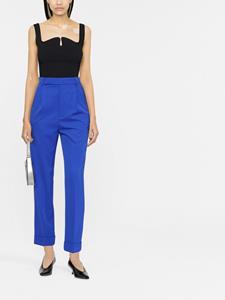 saintlaurent Saint Laurent Gabardine pantalon - Blauw