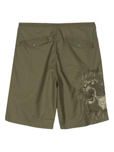 Maharishi Trainingsshorts met geborduurd patroon - Groen