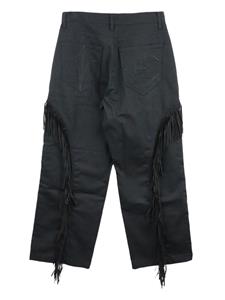 thugclub THUG CLUB Castle Cowboy broek met franje - Zwart