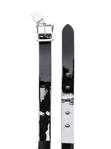 saintlaurent Saint Laurent Leren riem - Zwart