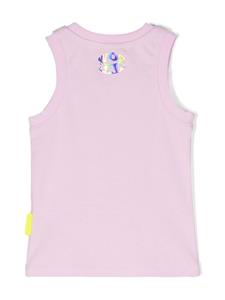 Barrow kids smiley-face tank top - Roze