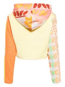 CAVIA Hoodie met colourblocking - Oranje