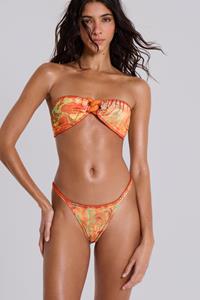 Jaded Swim Mari Whipstitch Bikini Bottoms With Rattan Trim