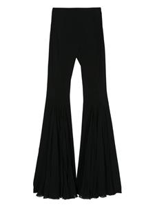 Nensi Dojaka jersey flared trousers - Zwart