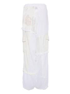 CAVIA Broderie anglaise broek - Beige