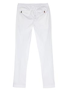 PT Torino mid-rise tapered chinos - Wit