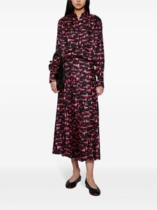 aceharper ACE HARPER Midi-rok met abstracte print - Zwart