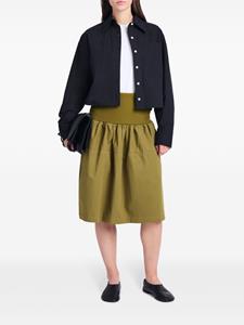 proenzaschoulerwhitelabel Proenza Schouler White Label Katoenen plooirok - Groen