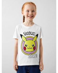 Name It Shirt met korte mouwen NKFJUNNA POKEMON SS TOP NOOS SKY