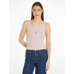 Calvin Klein Wovenabel Rib Tanktop Dames
