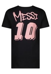 Vingino x Messi Ten T-Shirt Kids Zwart/Roze - 
