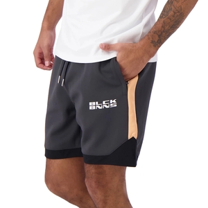 Black Bananas Initial Korte Broek, Zwart