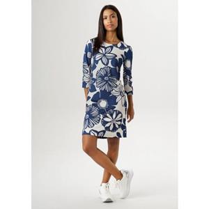 Aniston SELECTED Jerseyjurk met grote bloemenprint - elk stuk is uniek
