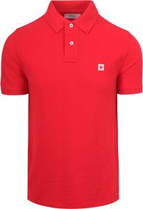 King Essentials The Rene Poloshirt Rood