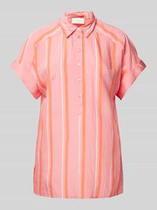 Milano italy Blouse van viscosemix met streepmotief