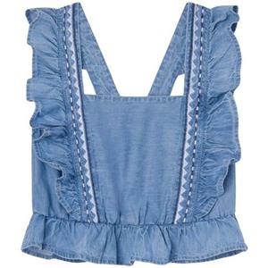 Pepe Jeans Blouse met ruches QUELA met ruches aan de band en zoom