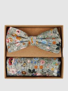 Prince Bowtie Strik en pochet in de set