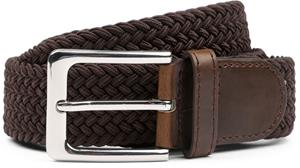 Suitable Geweven Riem Bruin