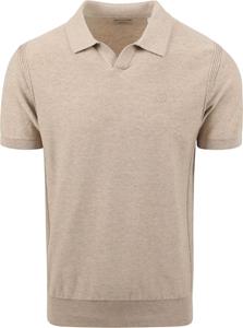 Dstrezzed Polo Melange Slub Beige