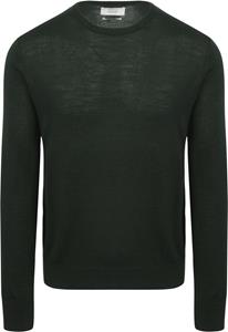 King Essentials The John Pullover Merino Donkergroen