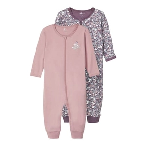name it Slapende overall 2-pack Black Plum